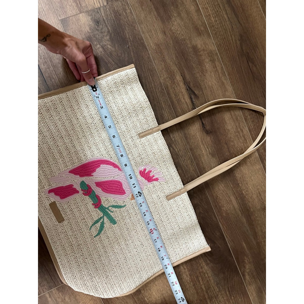 Vera Bradley NWOT pink bird tote purse - Picture 6 of 11